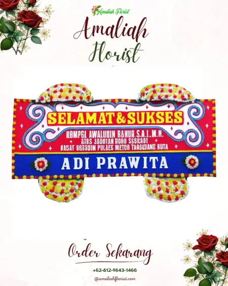 Papan Bunga Ucapan Selamat Sulanyah